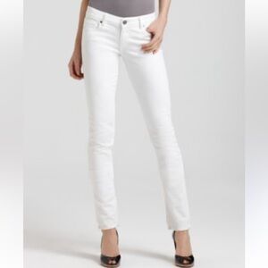 Paige Skyline Skinny Low Rise 27 Optic White